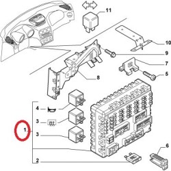 Fuse box - Alfa Romeo 156 (2001 - 2005)