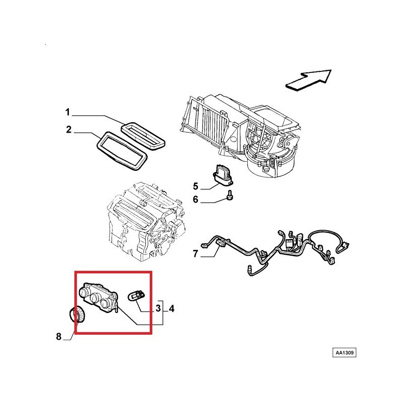 COMMANDES DE TABLEAU DE BORD - Alfa Romeo GTV / Spider 