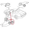 Interrupteur lève vitre droit - Alfa Romeo GTV / Spider  MY 2003