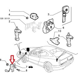 Gache éléctrique de capot - Alfa Romeo GTV / Spider