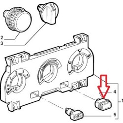 Interrupteur - Alfa Romeo GTV / Spider
