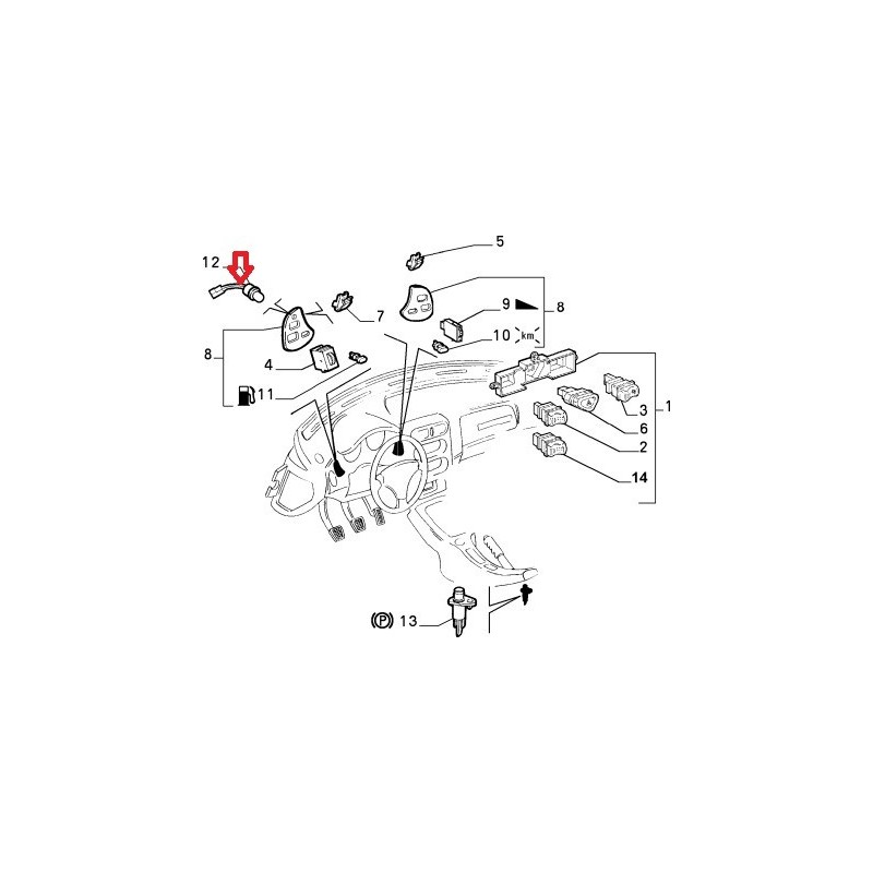 Interruttore  - Alfa Romeo / GTV / Spider